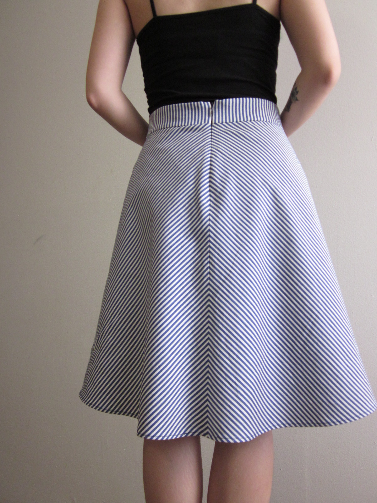 Full-Time Vixen | Chevron Striped Skirt – Ginger Pattern